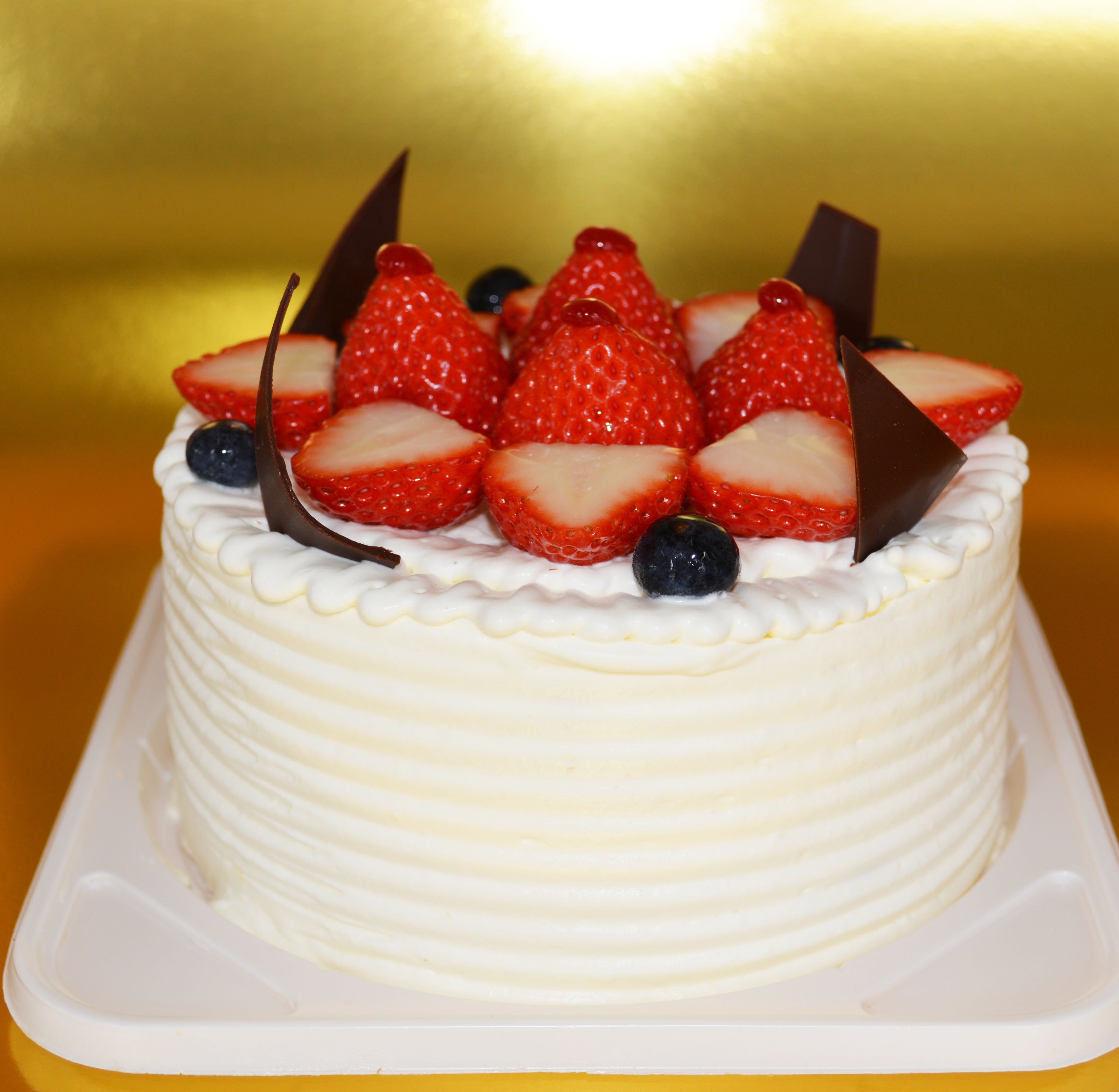 ジョイフルイチゴショート4号二人用 – 誕生日ケーキのジョージワシントン